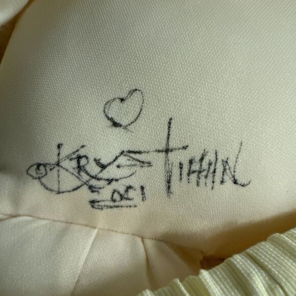 Vtg Handmade Jointed Cloth 18" Big Red Yarn Hair Rag Doll Rosebud Outfit 2001 - Picture 11 of 11